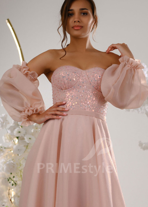 Trblietavé spoločenské šaty TT2307 2