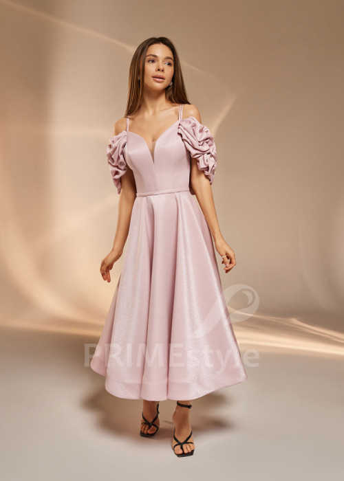 Spoločenské midi šaty TT0403