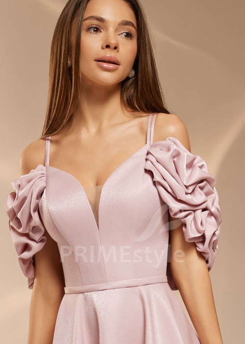 Spoločenské midi šaty TT0403 2