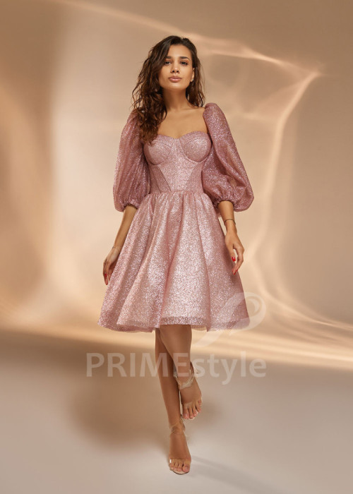 Krátke spoločenské šaty TT0407