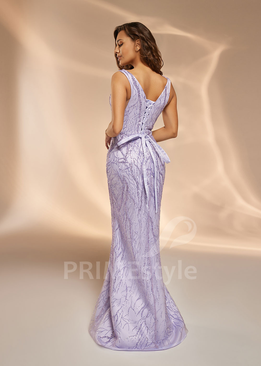 Trblietavé šaty na ples TT0410