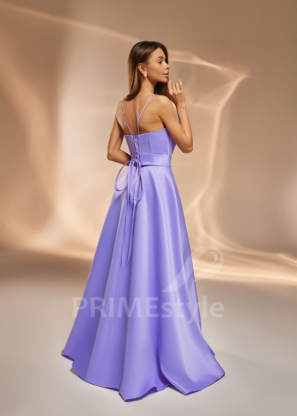 Saténové šaty pre družičky TT0416