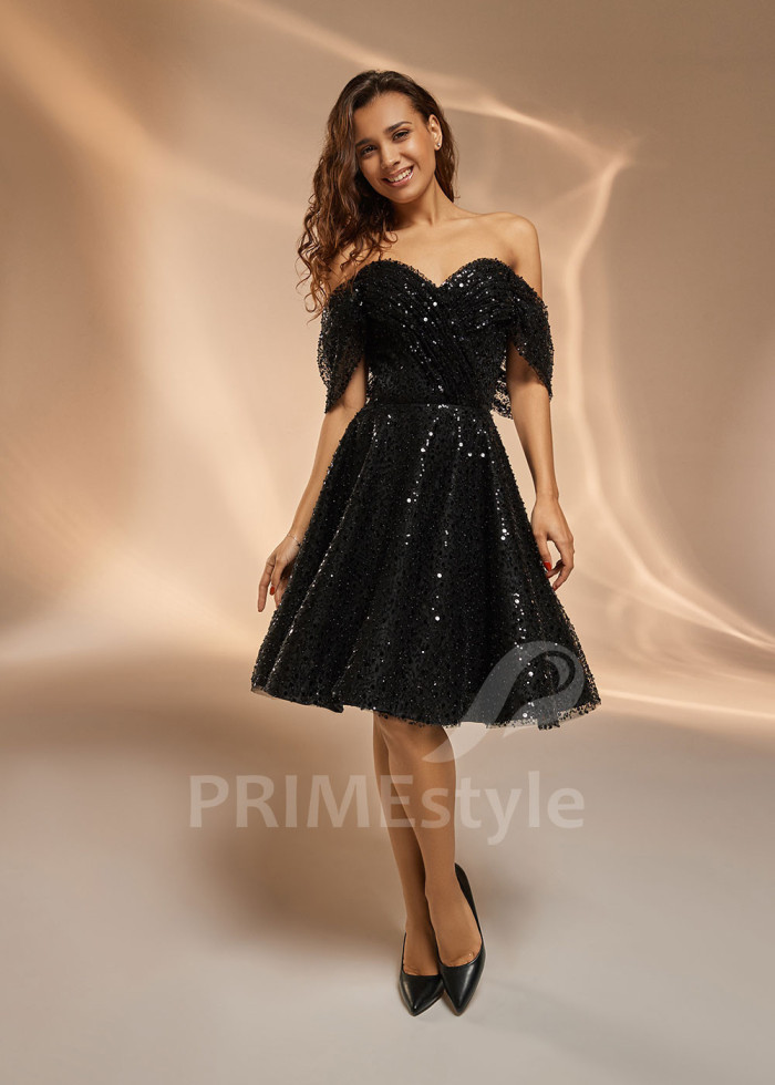 Krátke spoločenské šaty TT0419