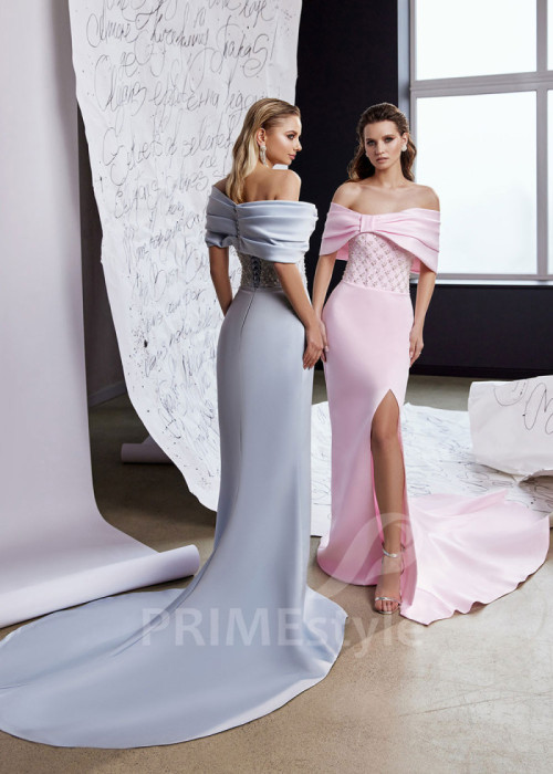 Extravagantné večerné šaty LS953