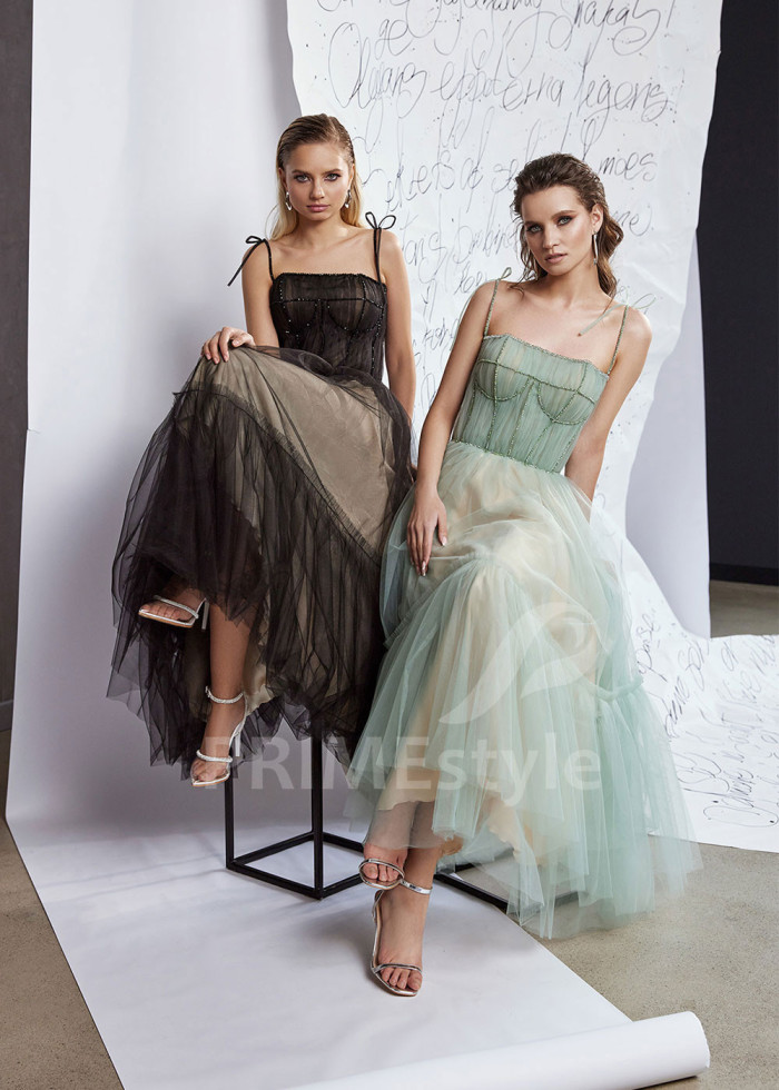 Krátke popolnočné šaty LS955