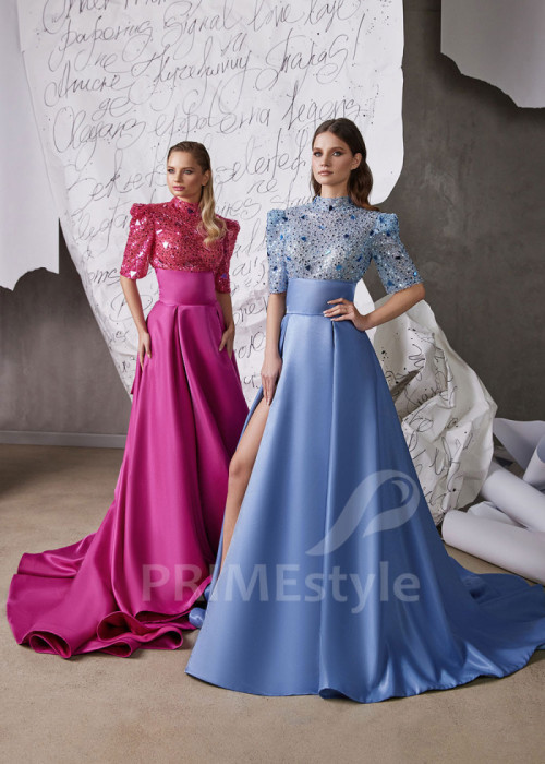 Extravagantné večerné šaty LS961