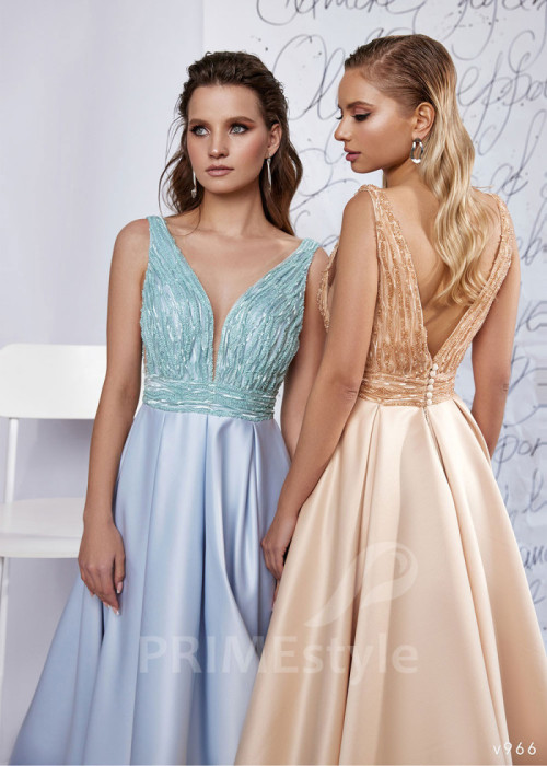 Štýlové šaty na svadbu LS966 2