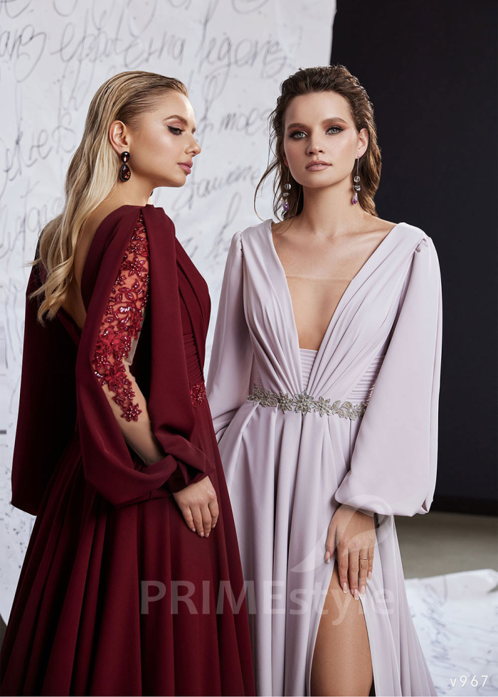 Dlhé šaty pre svadobné mamy LS967
