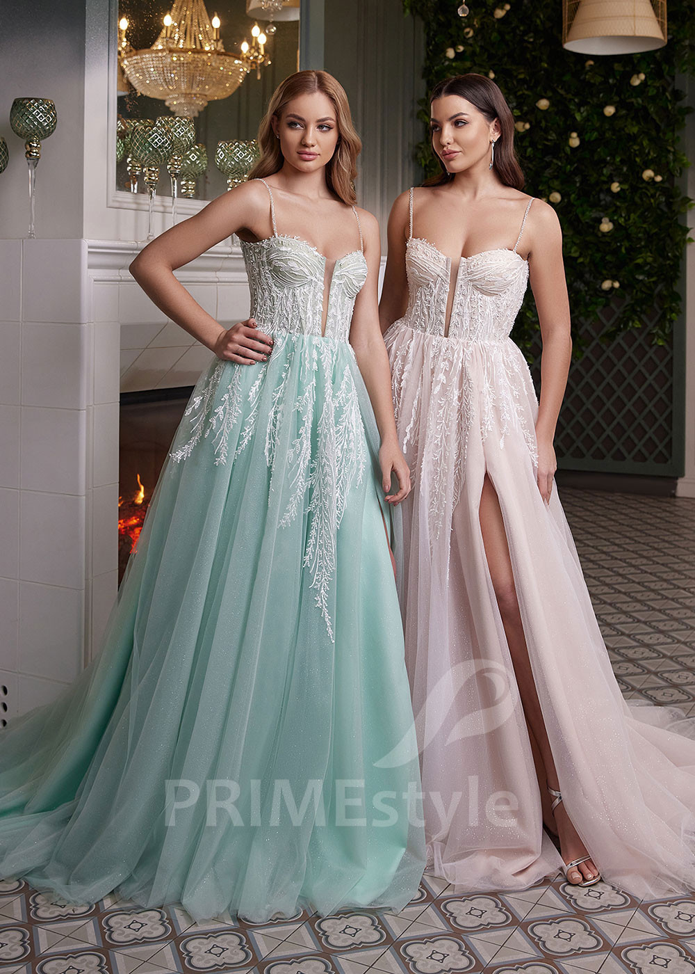 Čipkované šaty na ples LC2602