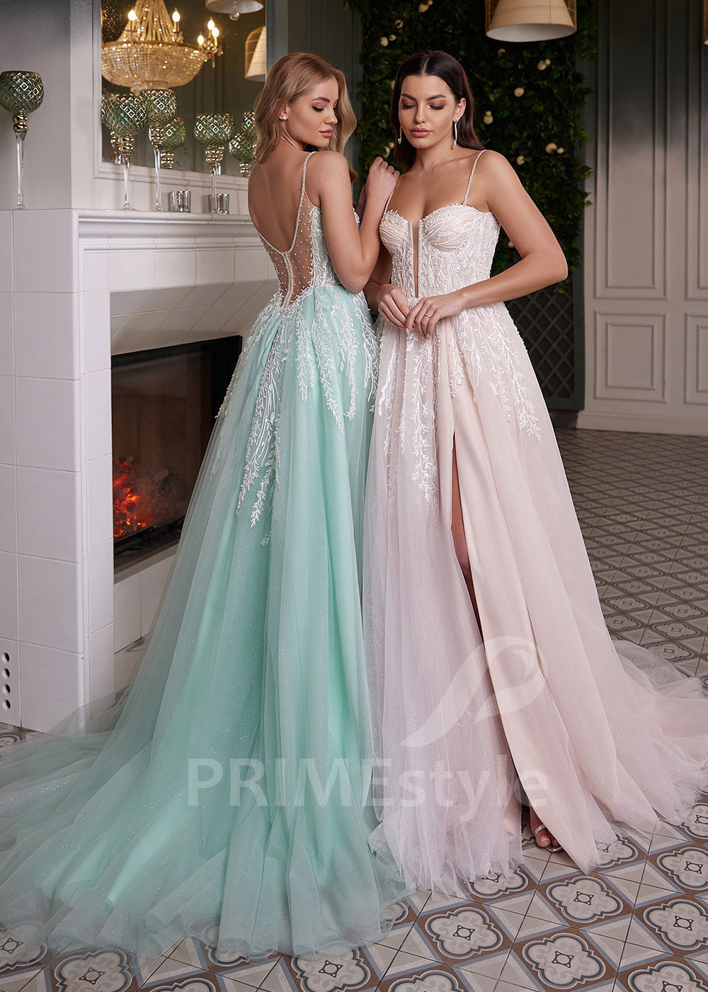 Čipkované šaty na ples LC2602