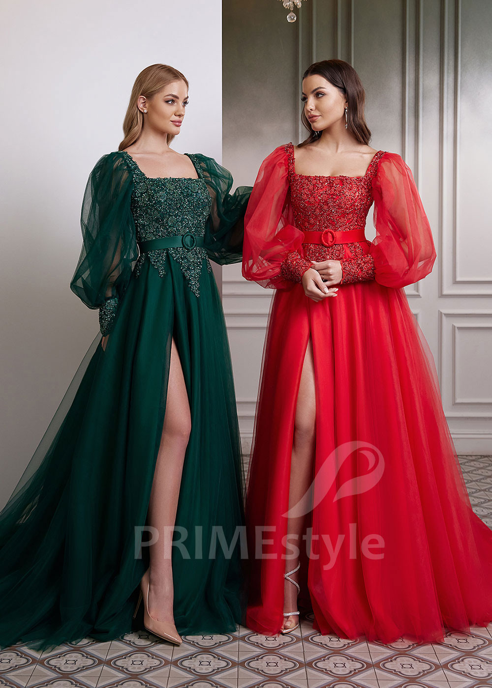 Čipkované šaty na ples LC2607