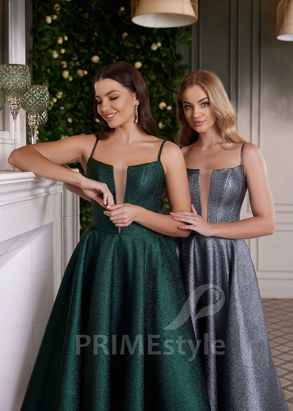 Moderné midi večerné šaty LC2619