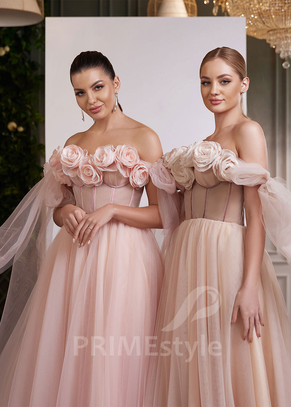 Kvetované šaty na svadbu LC2622