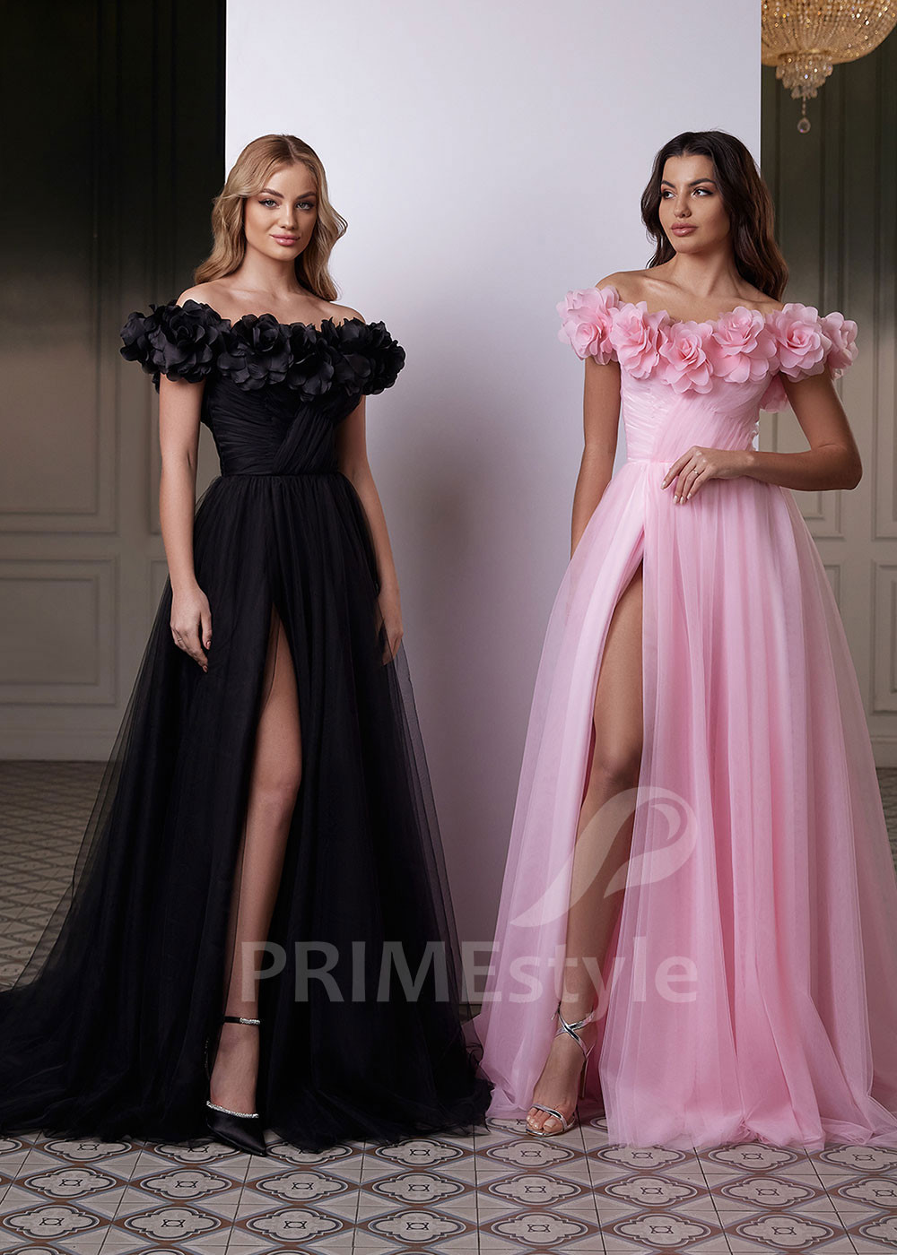 Kvetované šaty na svadbu LC2625