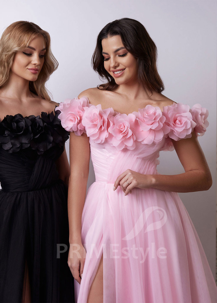 Kvetované šaty na svadbu LC2625