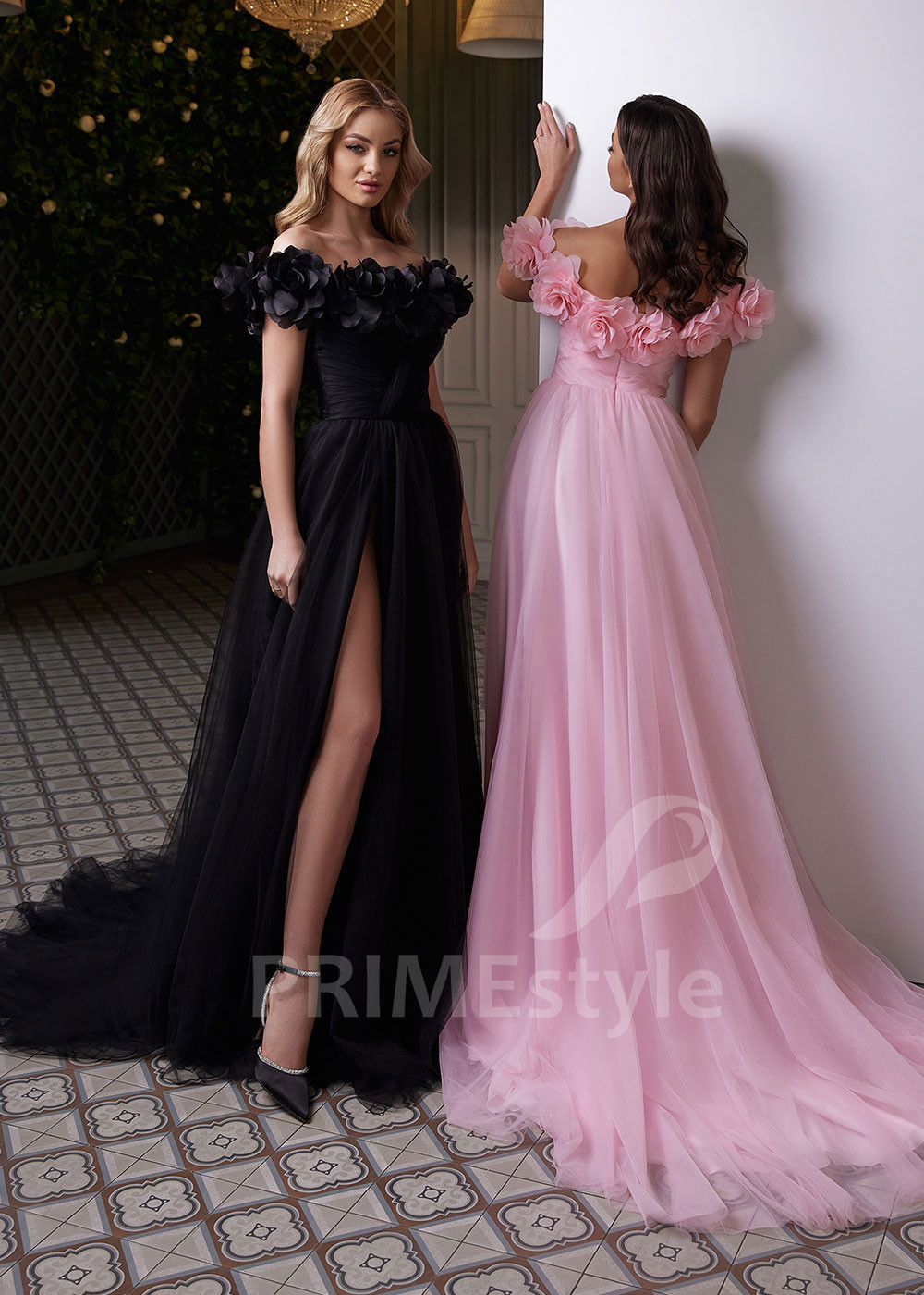 Kvetované šaty na svadbu LC2625