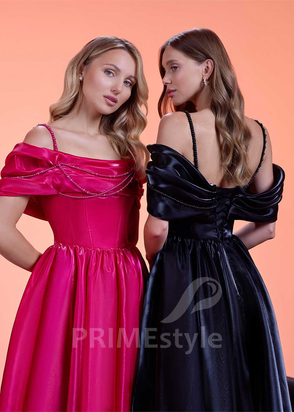 Elegantné midi spoločenské šaty LS1006