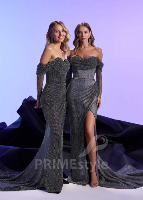 Luxusné večerné šaty LS1016