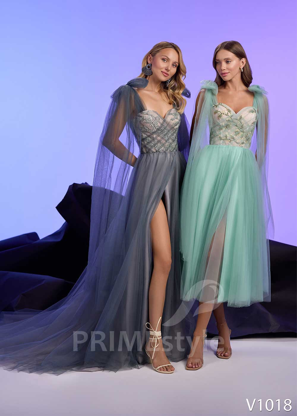 Romantické spoločenské šaty LS1018