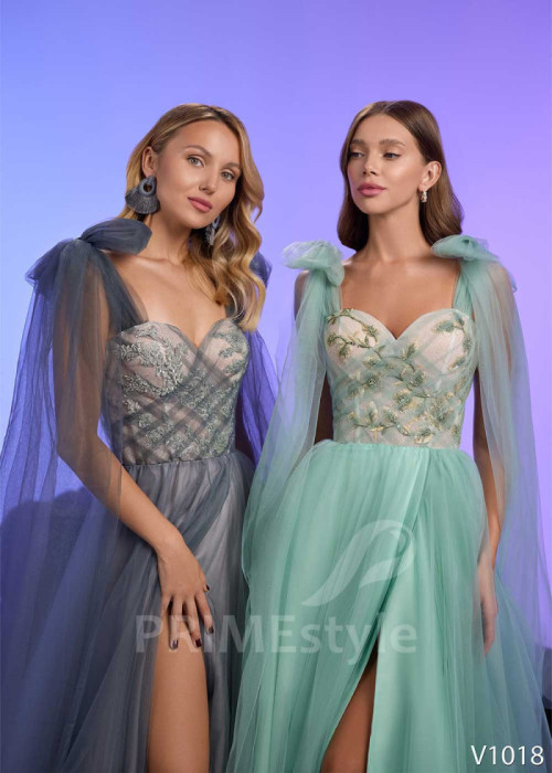 Romantické spoločenské šaty LS1018 2