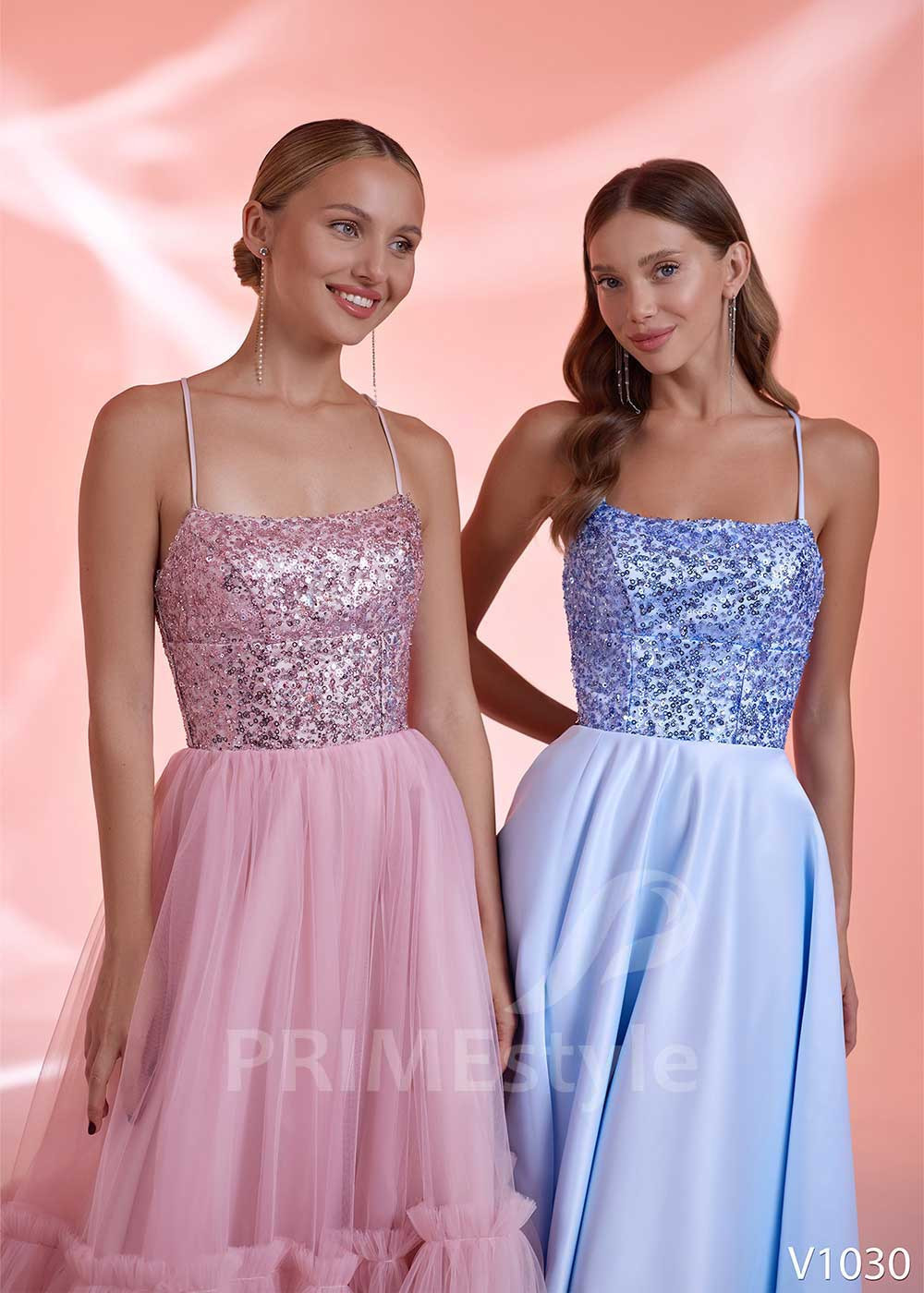 Trblietavé midi spoločenské šaty LS1030