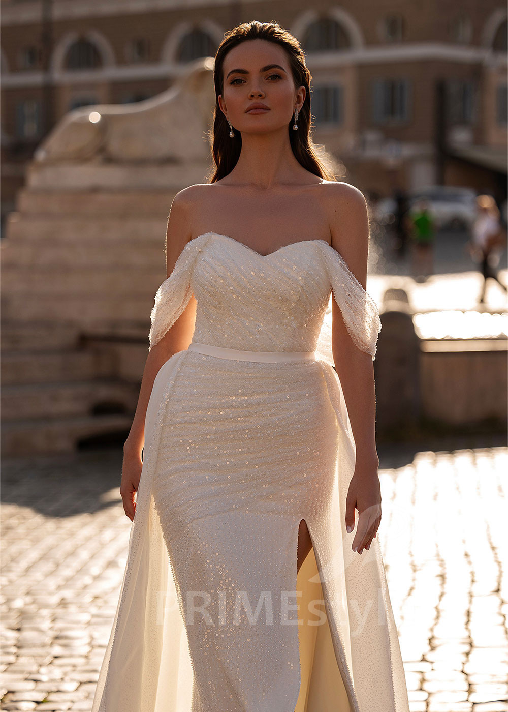 Extravagantné trblietavé svadobné...