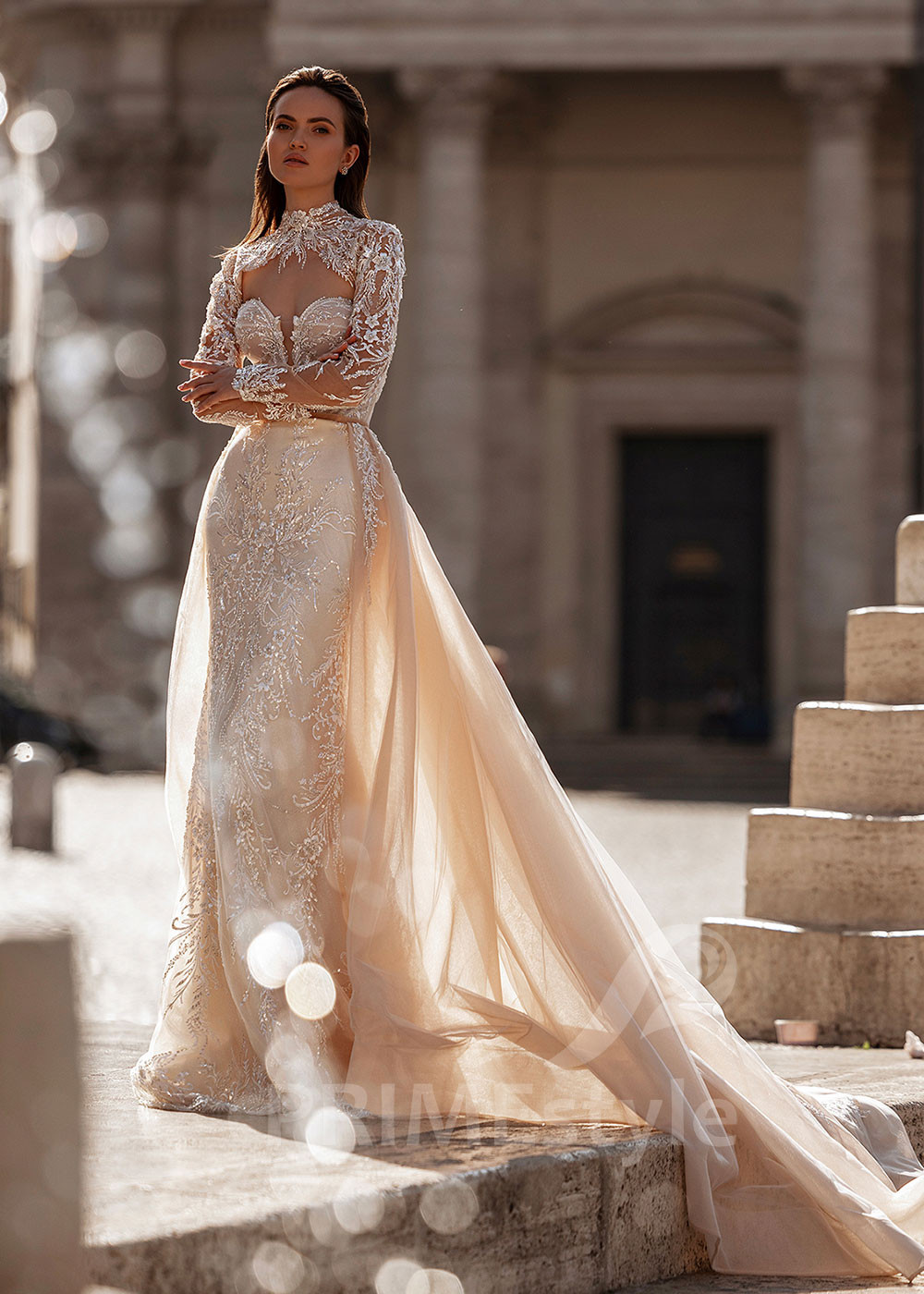 Luxusné elegantné svadobné šaty LS866