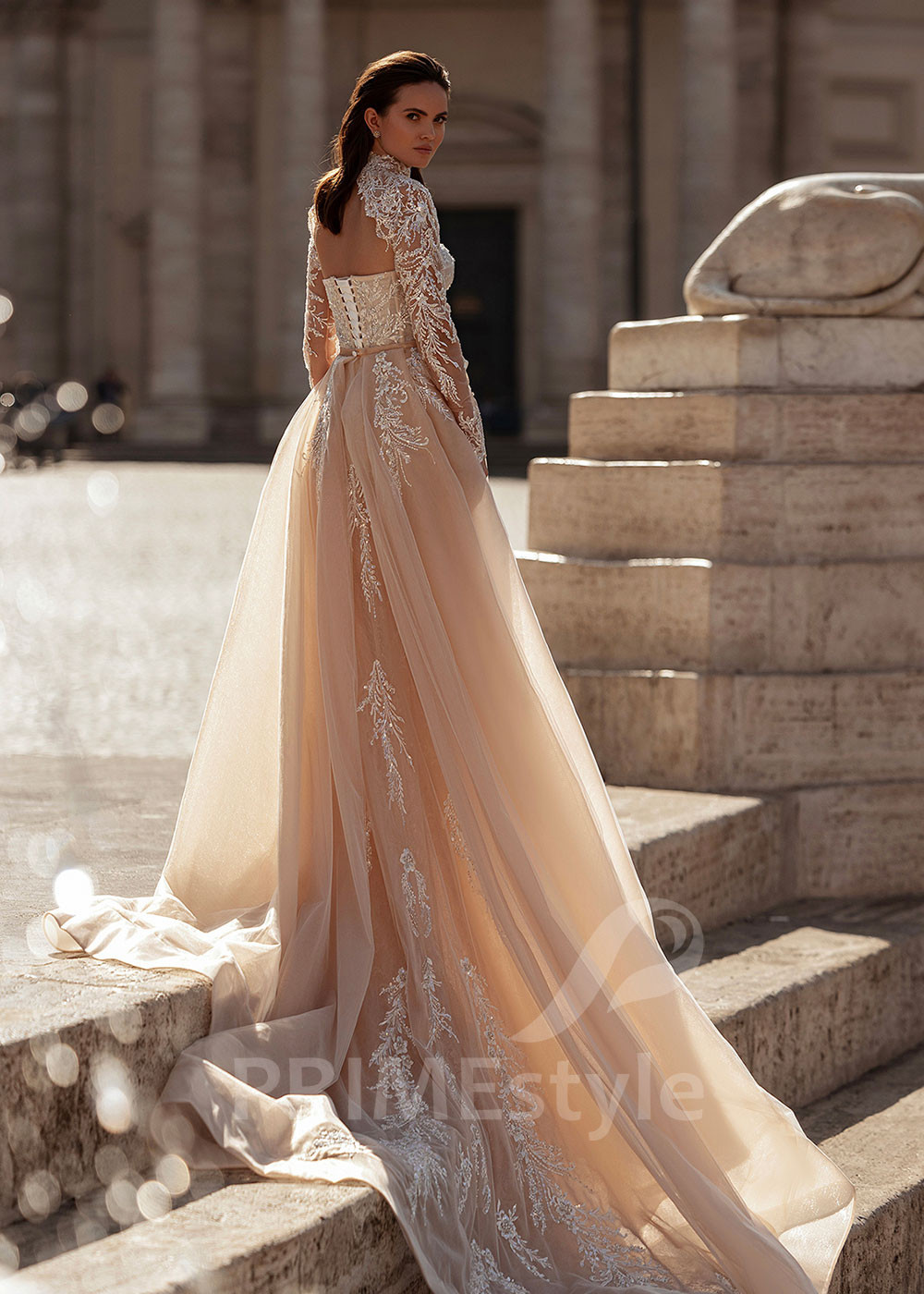 Luxusné elegantné svadobné šaty LS866