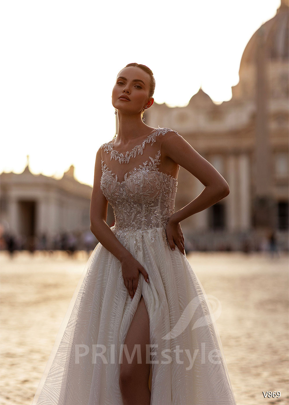 Extravagantné trblietavé svadobné...