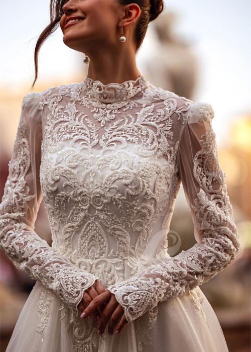 Luxusné princeznovské svadobné šaty LS877 2