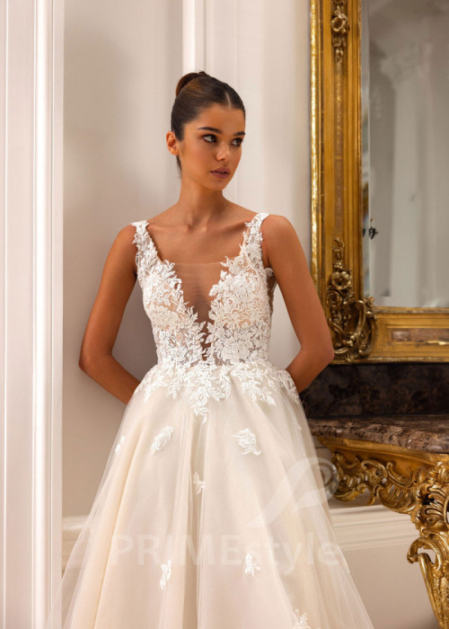 Luxusné čipkované svadobné šaty Bonnie 2