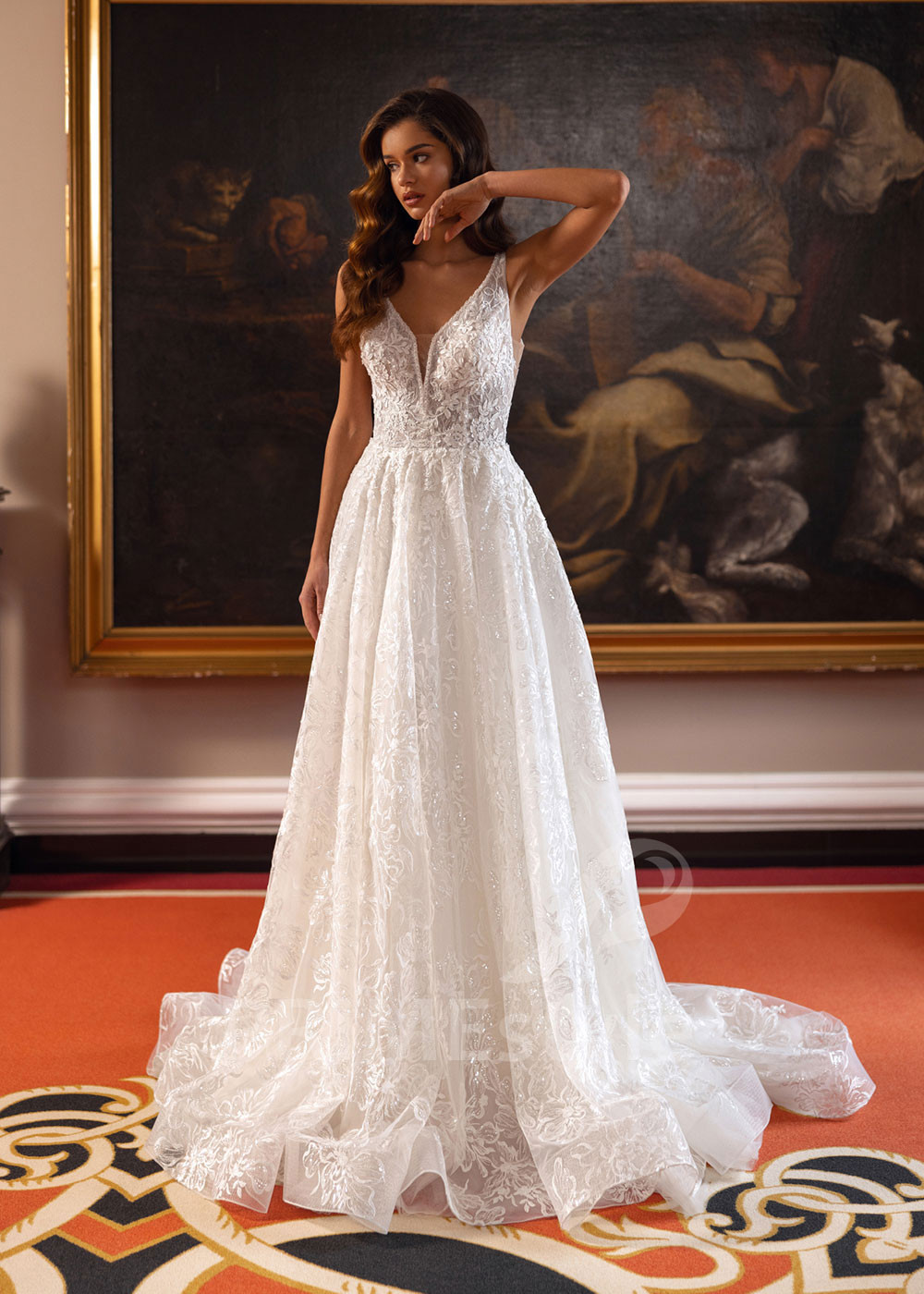 Luxusné princeznovské svadobné šaty Elana