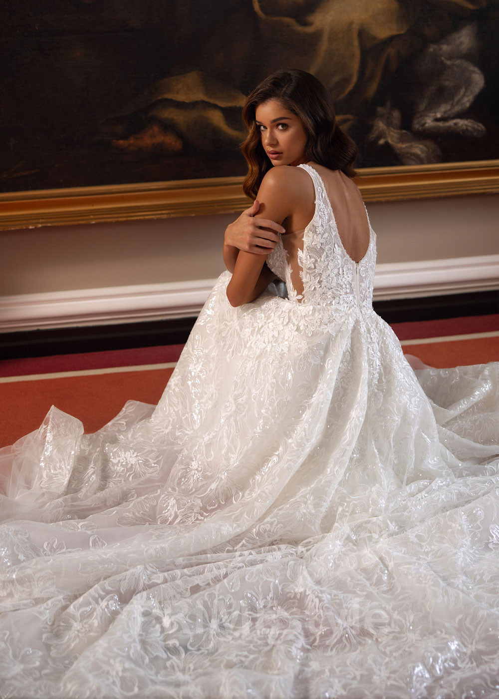 Luxusné princeznovské svadobné šaty...