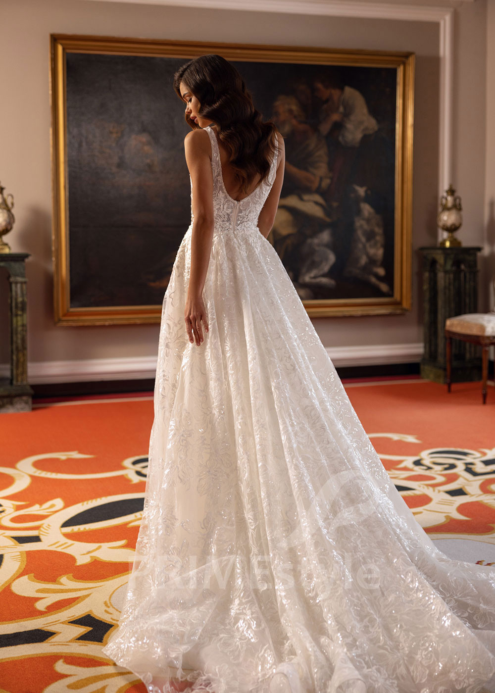 Luxusné princeznovské svadobné šaty...