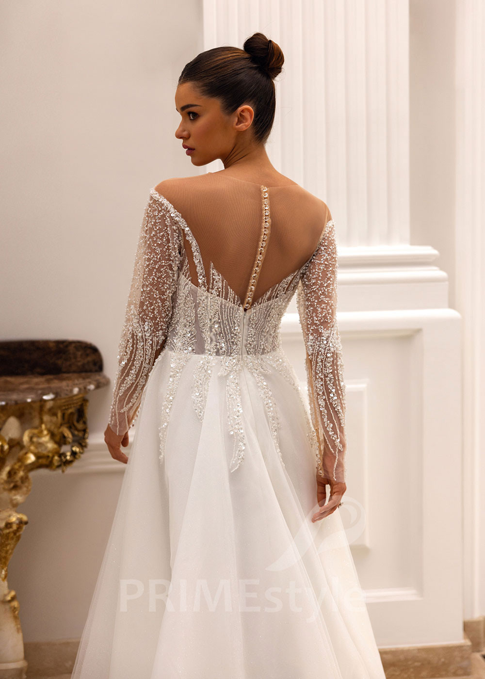 Extravagantné trblietavé svadobné...