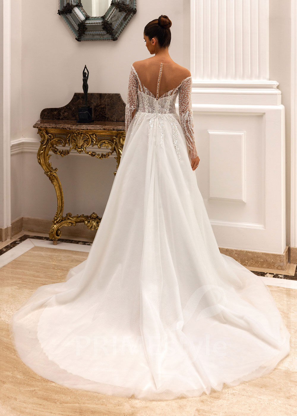 Extravagantné trblietavé svadobné...