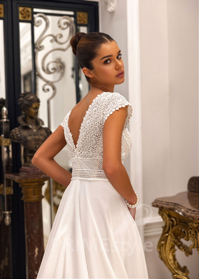 Jednoduché BOHO svadobné šaty Gloria