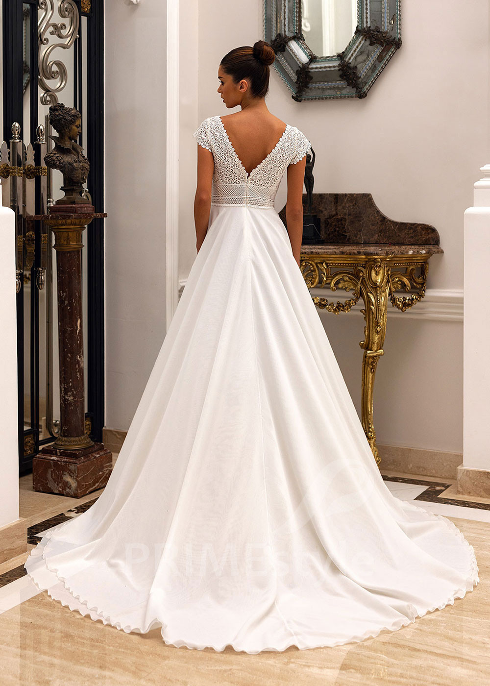 Jednoduché BOHO svadobné šaty Gloria