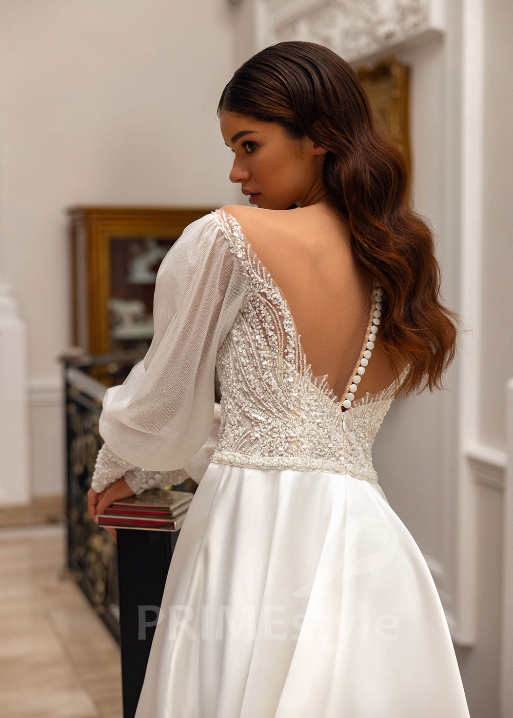 Extravagantné trblietavé svadobné...