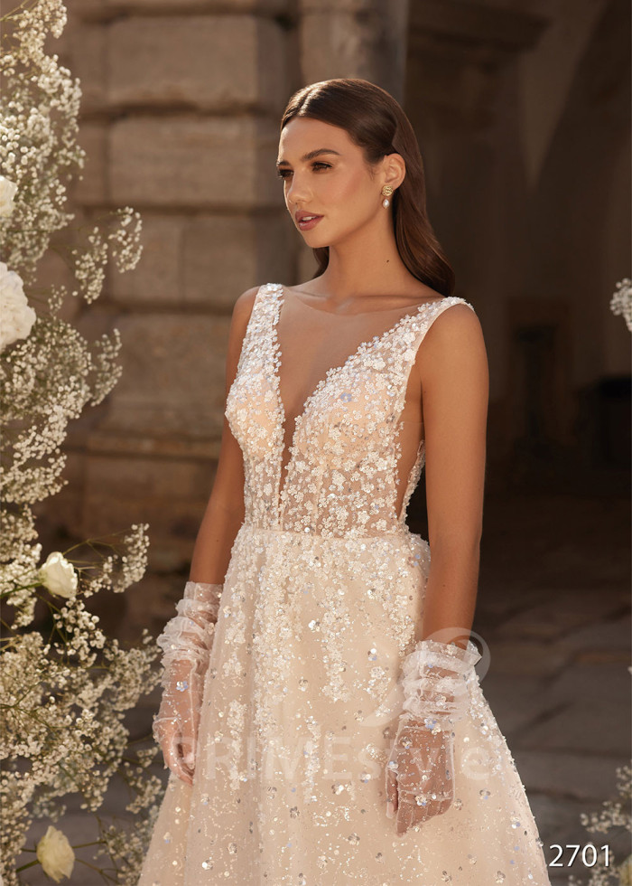 Luxusné princeznovské svadobné šaty LC2701
