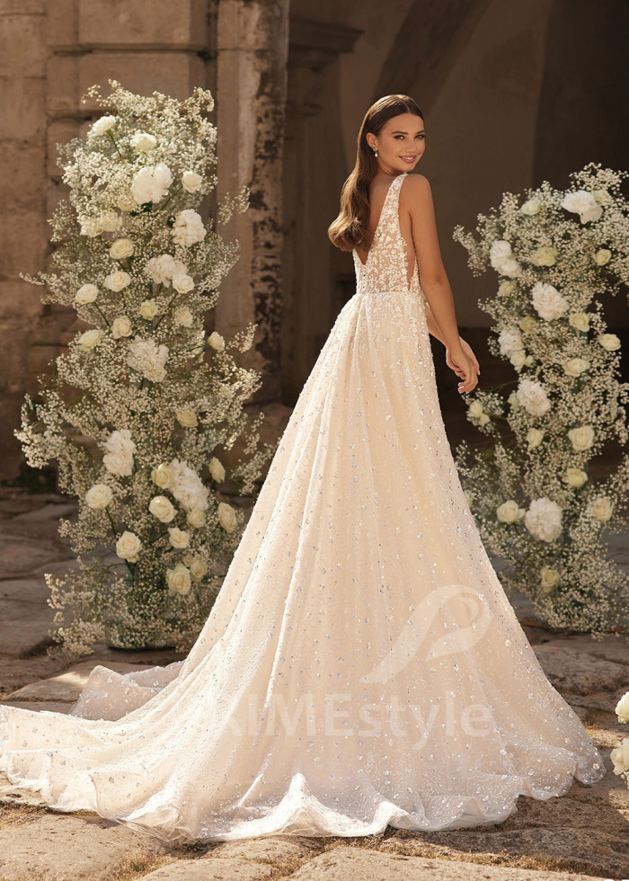 Luxusné princeznovské svadobné šaty LC2701