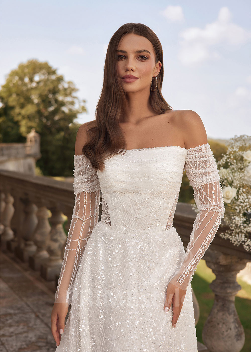 Extravagantné sexy svadobné šaty LC2707