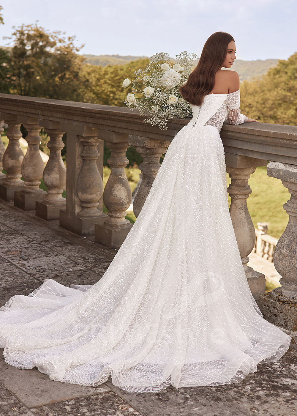 Extravagantné sexy svadobné šaty LC2707