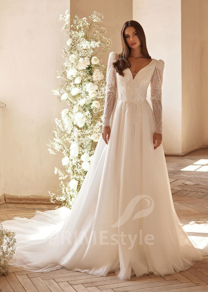 Luxusné princeznovské svadobné šaty LC2711