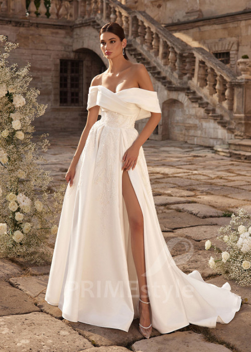 Extravagantné sexy svadobné šaty LC2716