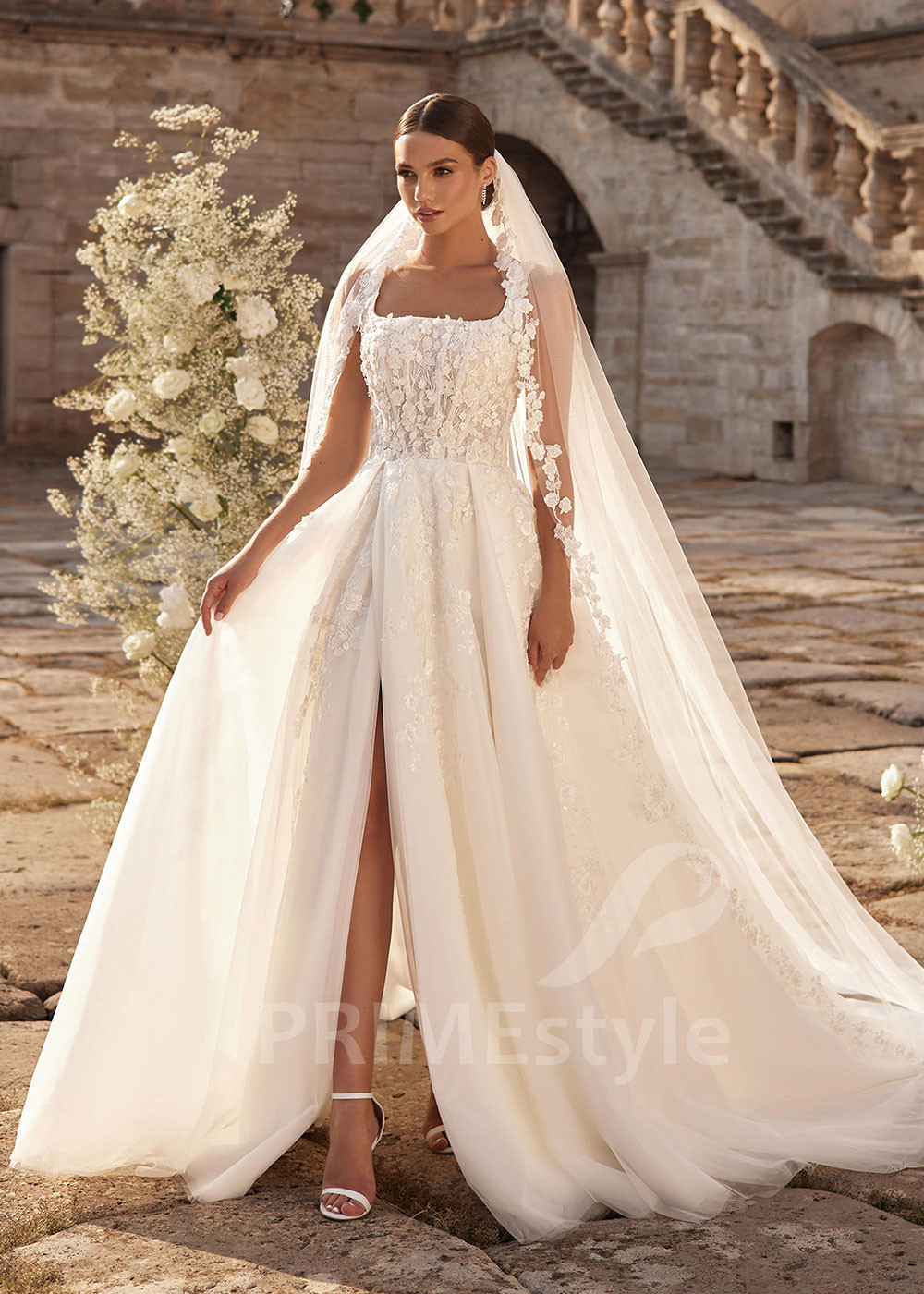 Luxusné romantické svadobné šaty LC2722