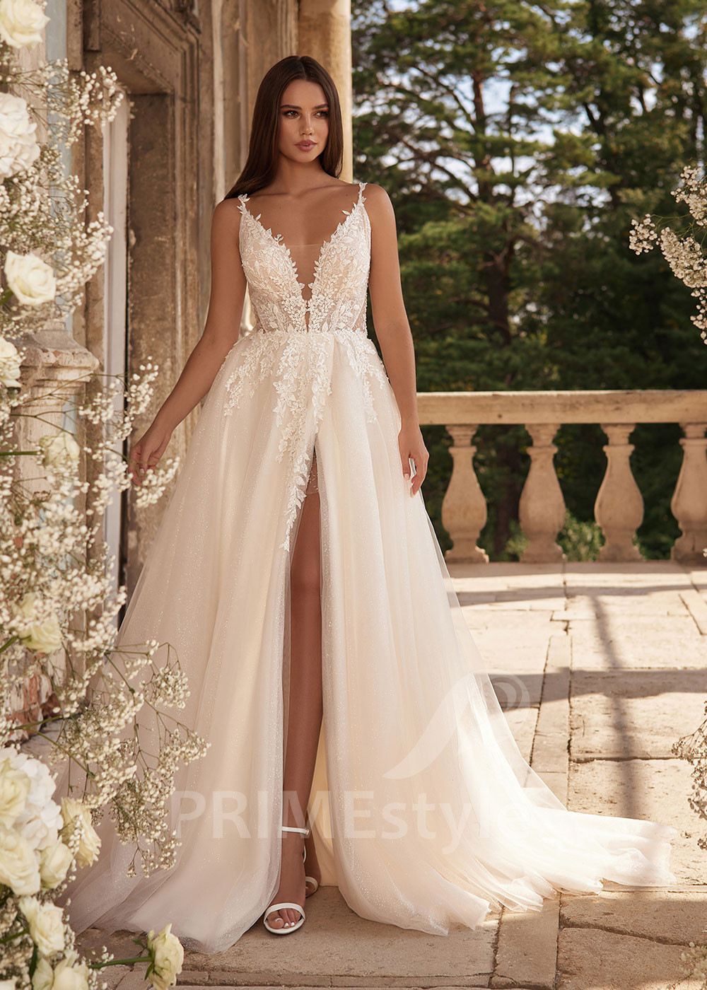 Extravagantné sexy svadobné šaty LC2725