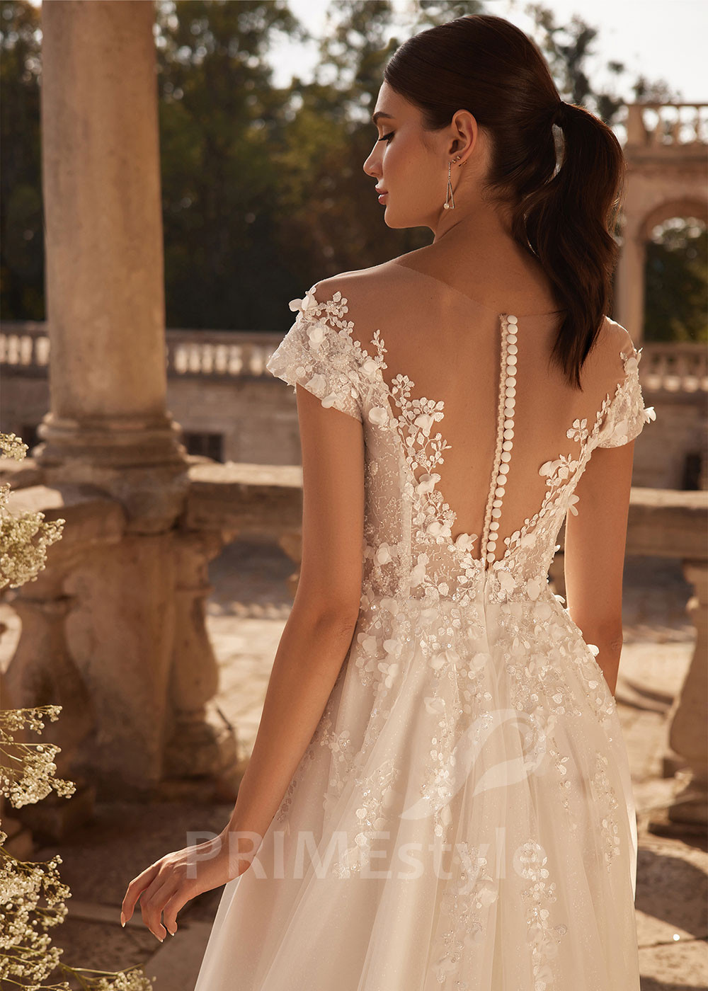 Extravagantné romantické svadobné...