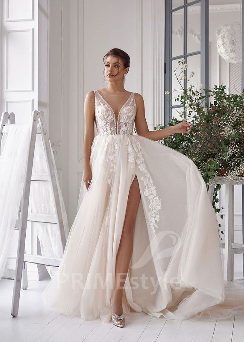 Luxusné extravagantné svadobné šaty...