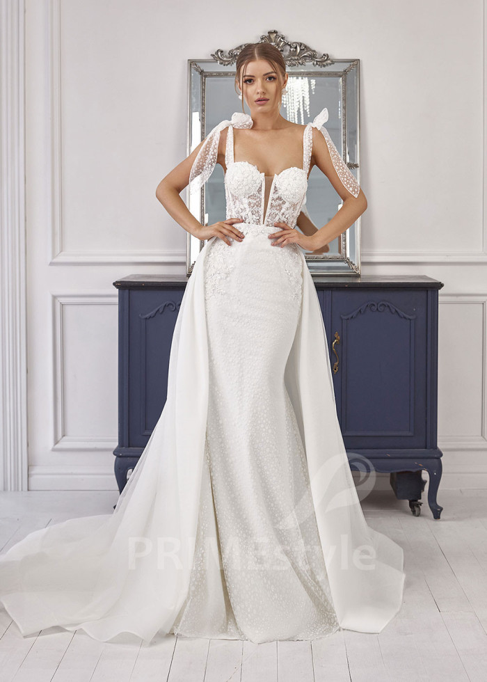 Extravagantné sexy svadobné šaty LS824